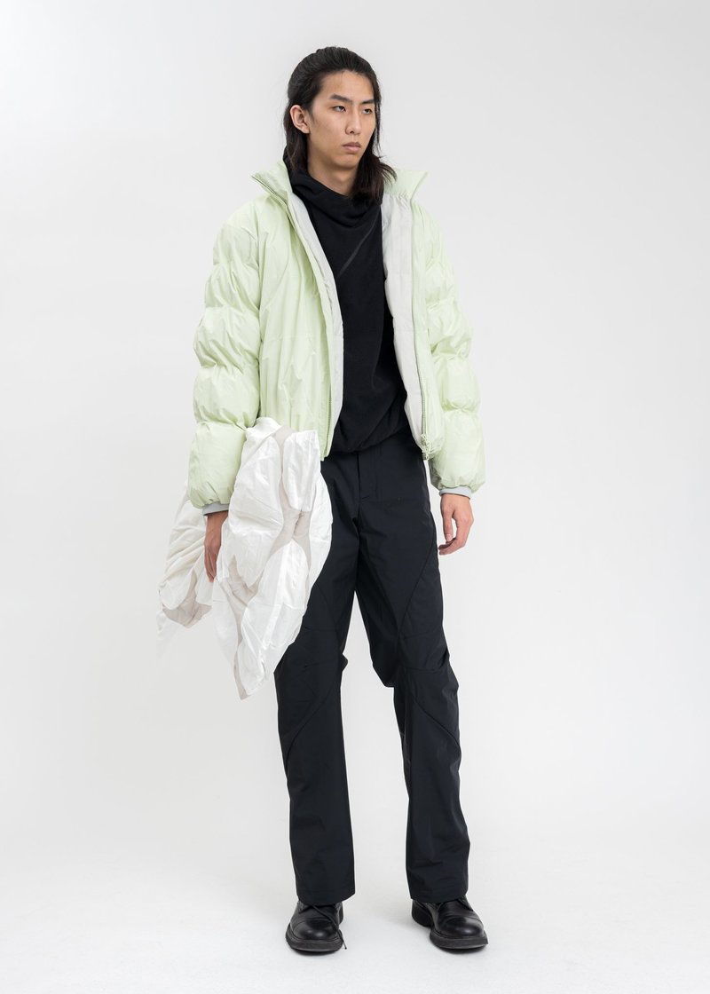 POST ARCHIVE FACTION (PAF) 4.0+ DOWN RIGHT jacket - Lime | Garmentory