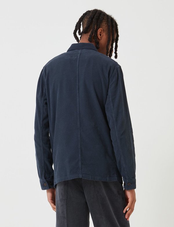 Portuguese Flannel Labura Cord Chore Jacket - Blue | Garmentory