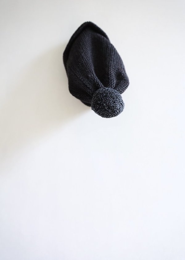 Misha & Puff Garter Hat - Carbon | Garmentory