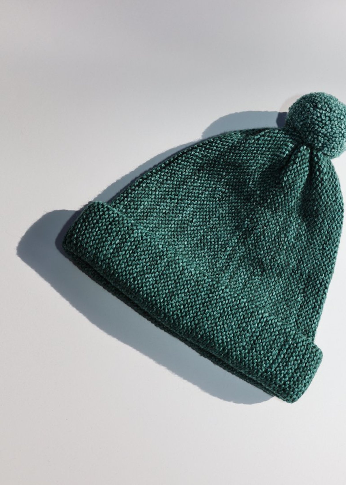 misha&puff■Garter Hat■Peacock Misha---Puff-Baby-Garter-Hat-