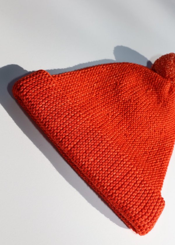 Misha & Puff Garter Hat - Red Flame | Garmentory