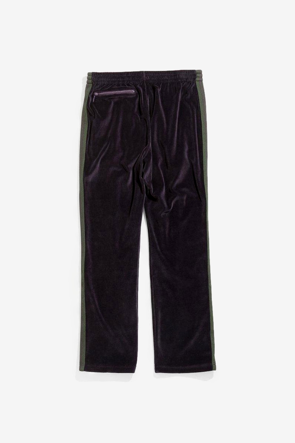 Needles Narrow Velour Track Pants - Eggplant | Garmentory