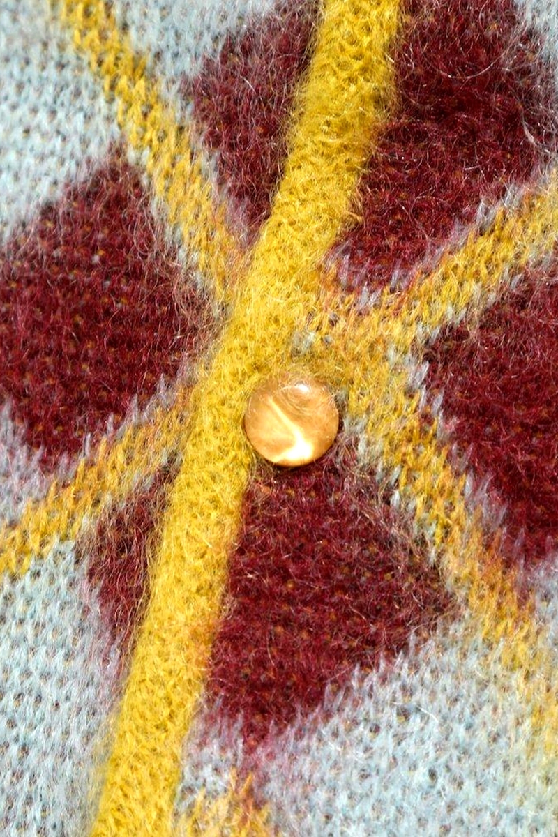 トップス Needles Mohair Cardigan Argyle Yellow NEEDLES MOHAIR ARGYLE CARDIGAN YELLOW size Medium | eBay