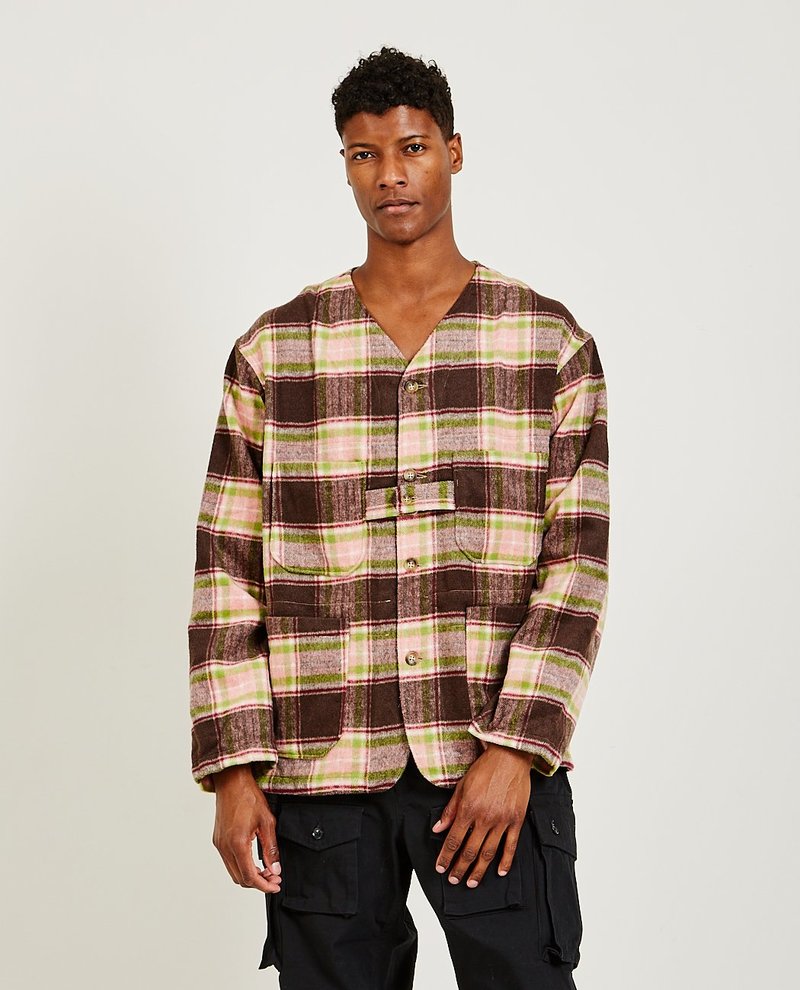 Engineered Garments Cardigan Jacket - Brown/Pink | Garmentory
