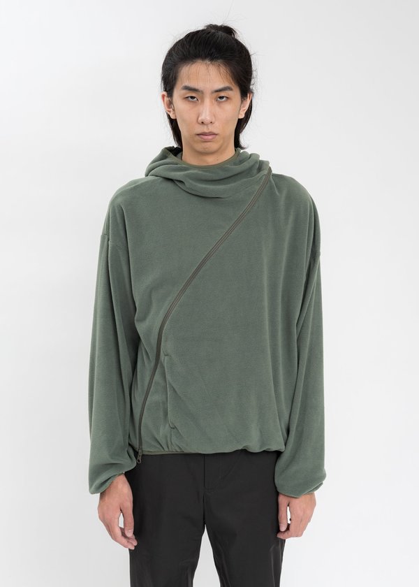 POST ARCHIVE FACTION (PAF) 4.0+ HOODIE CENTER sweater - Olive