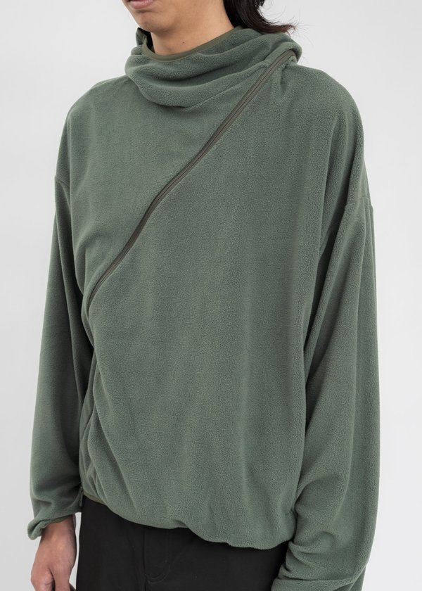 POST ARCHIVE FACTION (PAF) 4.0+ HOODIE CENTER sweater - Olive
