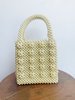 Shrimps ANTONIA CREAM PEARL BAG - Cream/butter yellow - Thumbnail 5