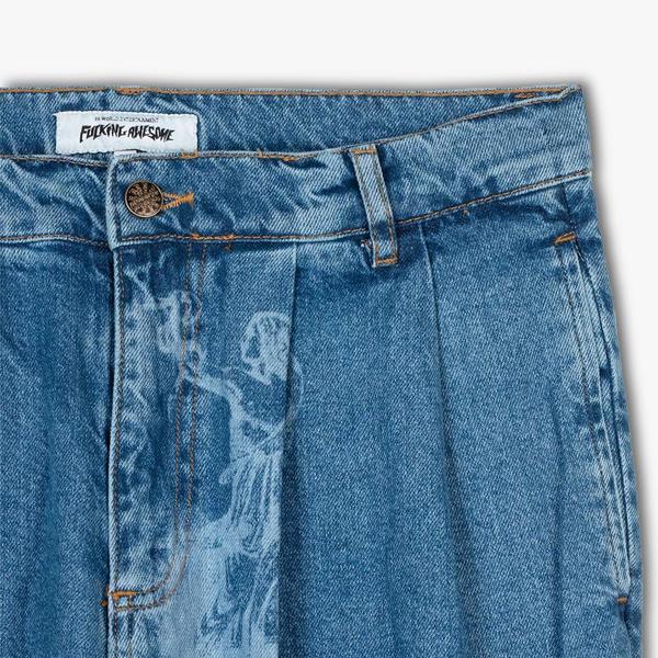 Fucking Awesome Baggy Denim Trousers - Illuminate | Garmentory