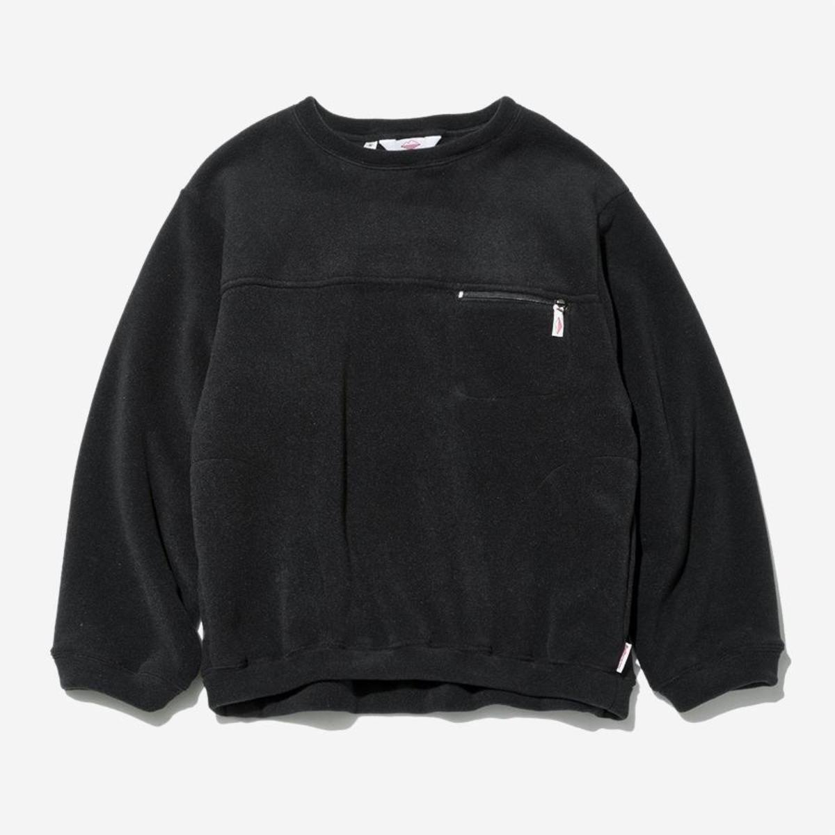 Battenwear Lodge Fleece Crewneck Sweatshirt - Black - Image 1 of 6