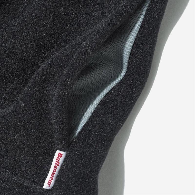 Battenwear Lodge Fleece Crewneck Sweatshirt - Black