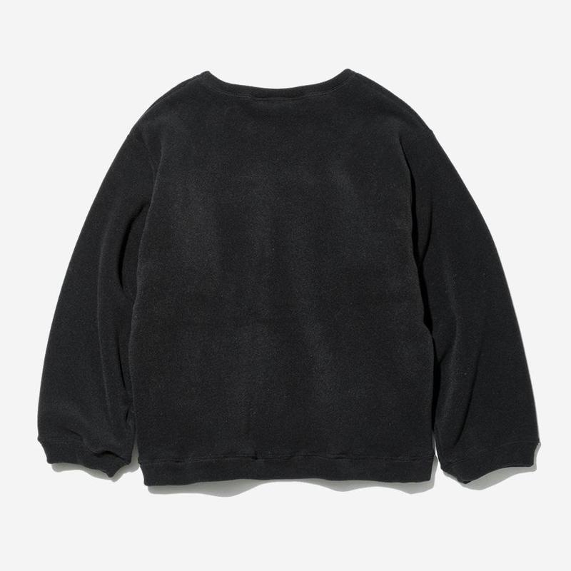 Battenwear Lodge Fleece Crewneck Sweatshirt - Black