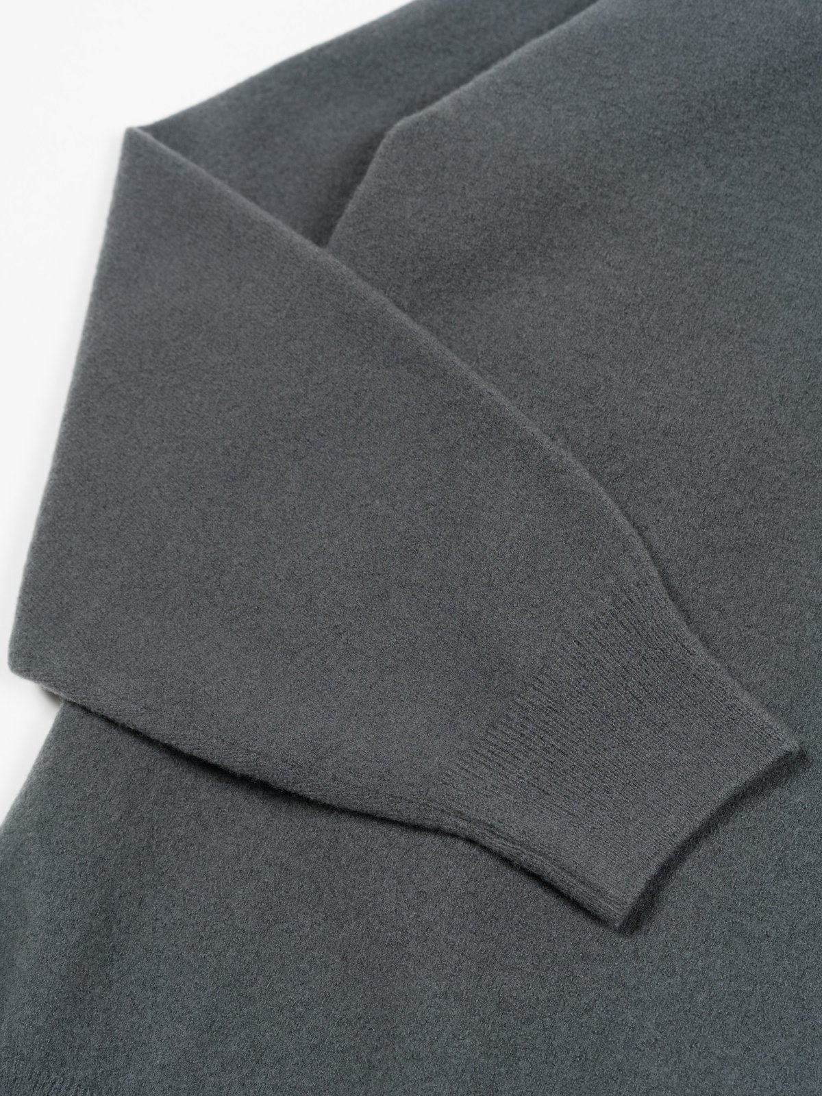Auralee Felted Wool Knit P/O - Gray | Garmentory