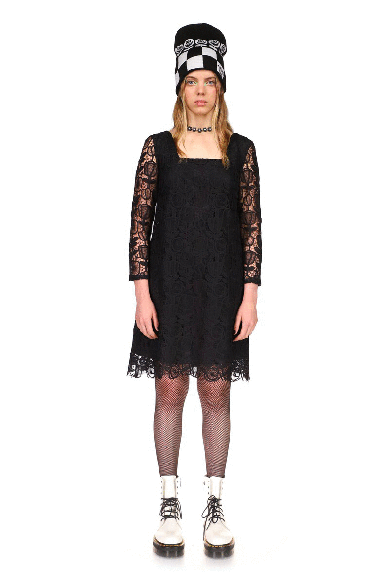 Anna Sui Garden Lace Madonna Dress - Black | Garmentory Anna Sui Garden Lace Madonna Dress - Black | Garmentory