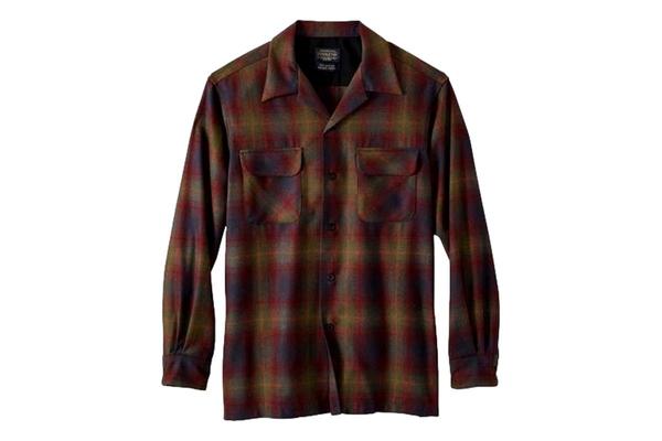 red pendleton shirt