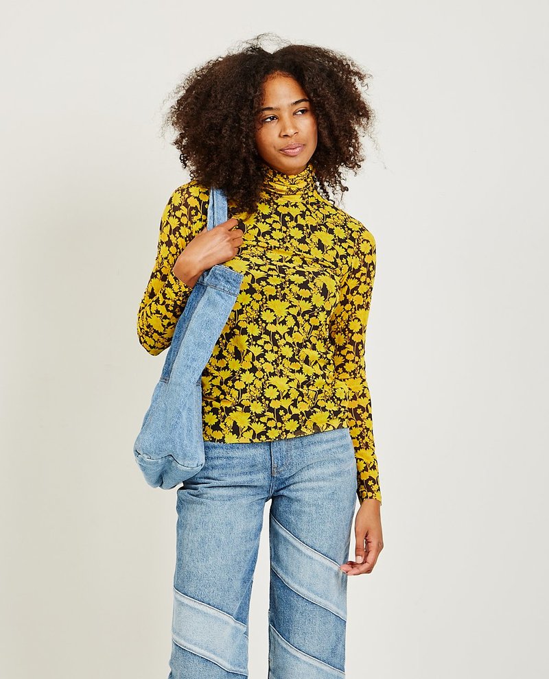 GANNI メッシュトップ 楽天市場】GANNI ガニー シアー トップス Printed Mesh Long