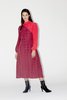 Kurt Lyle Dutchess Dress - Red/Plum - Thumbnail 1