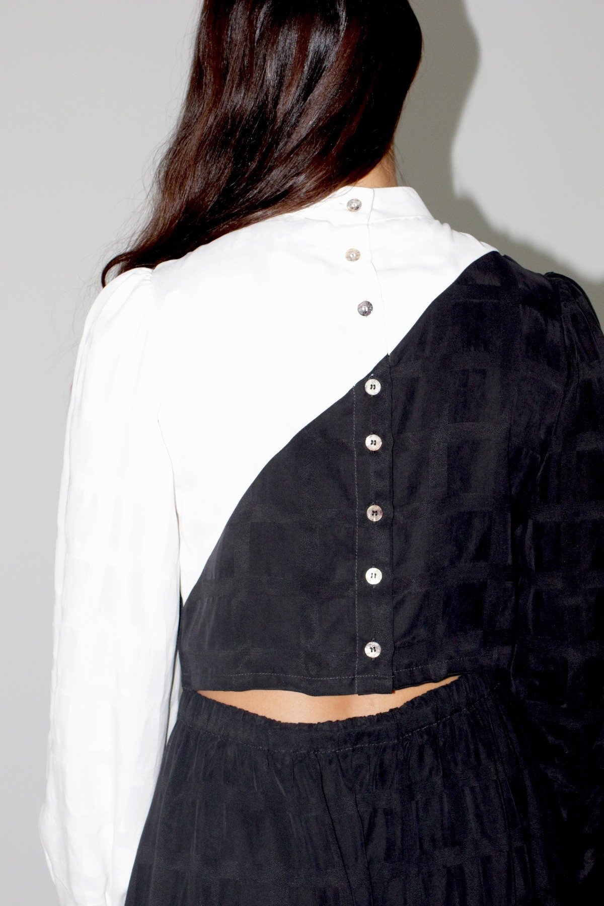 Kurt Lyle Dutchess Dress - Black/White - Image 6 of 6