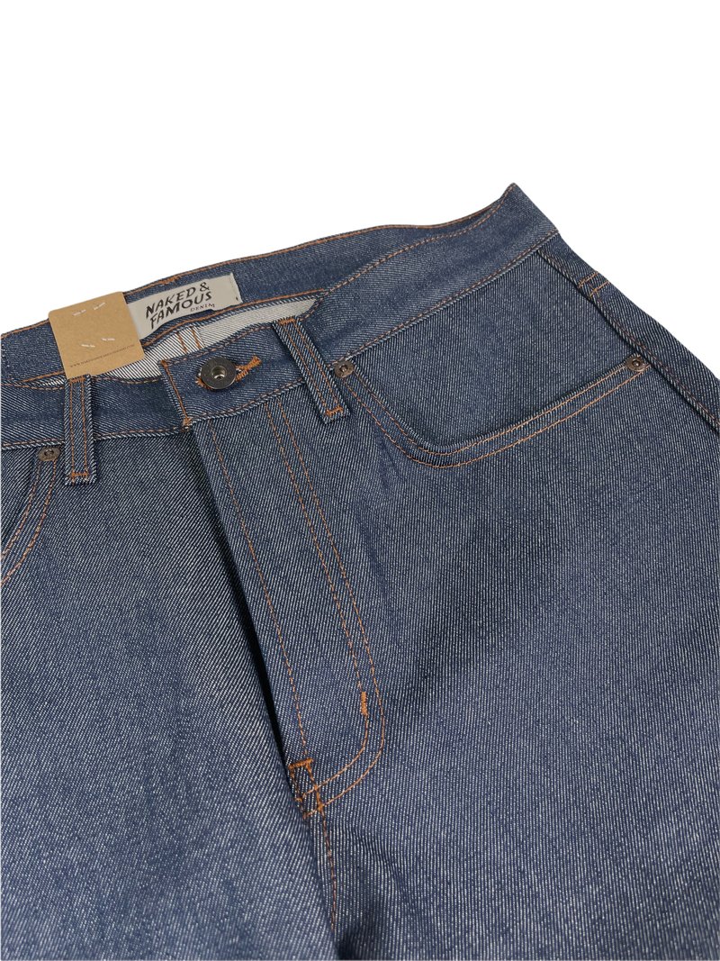 Naked & Famous for MACHUS EASY GUY Denim - NATURAL INDIGO