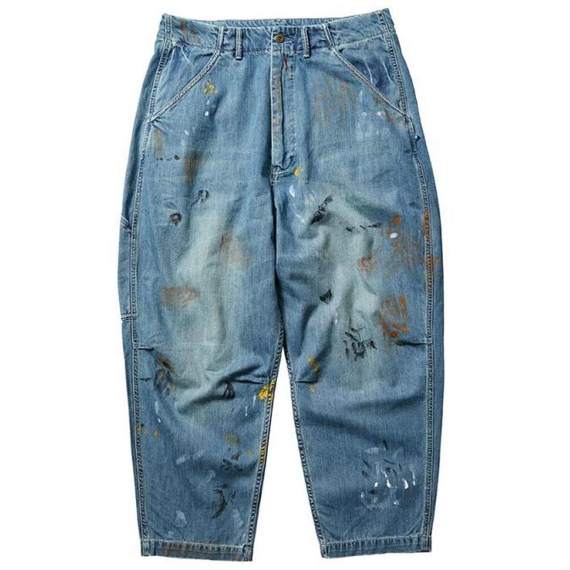 Liberaiders Denim Painter Sarrouel Pants - Indigo | Garmentory