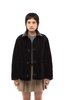 Nicole Saldana lou coat - black shearling - Thumbnail 3