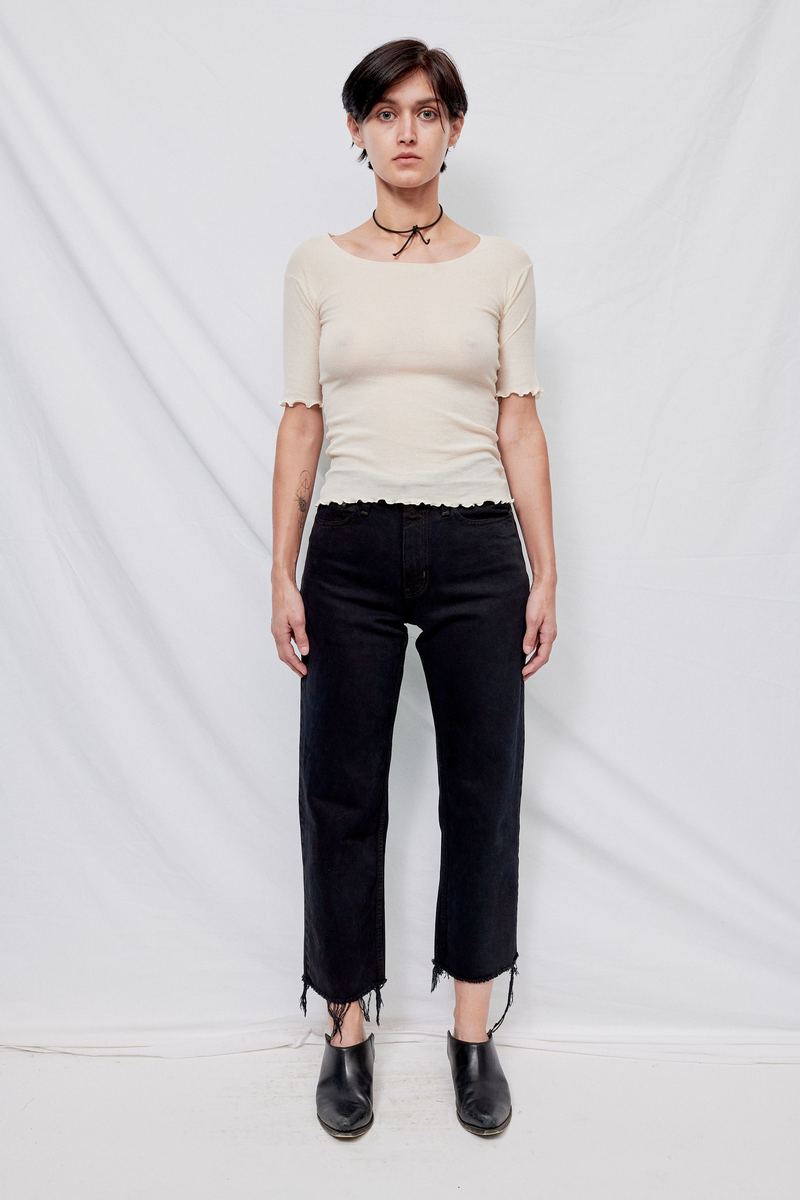 baserange pama 3/4 カットソー　半袖　トップス　Tシャツ Pama 3/4ティー シャツ in Assortment | ファインオーガニック