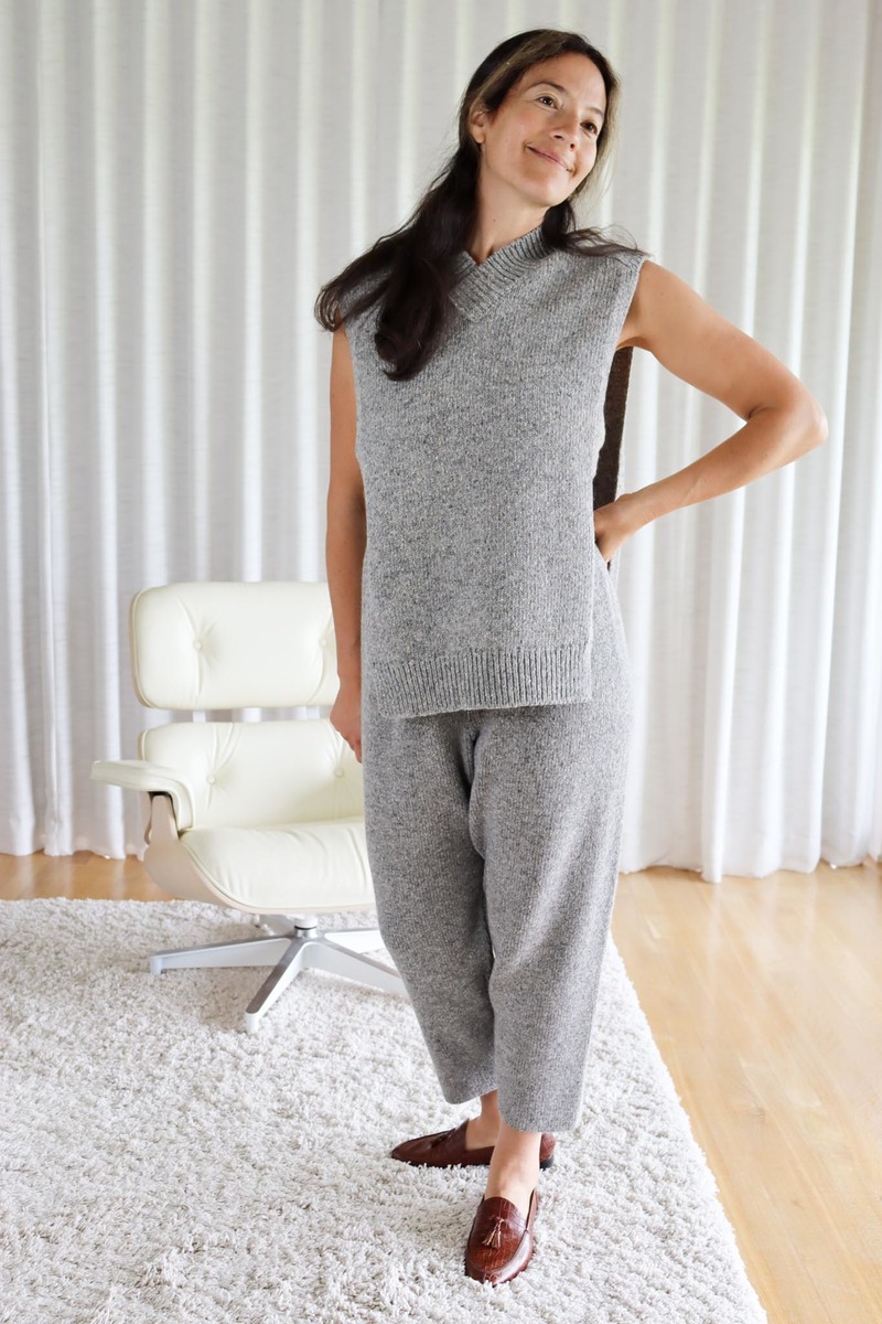 Cordera Soft Wool Cape sweater - Grey | Garmentory Cordera Soft Wool Cape sweater - Grey | Garmentory