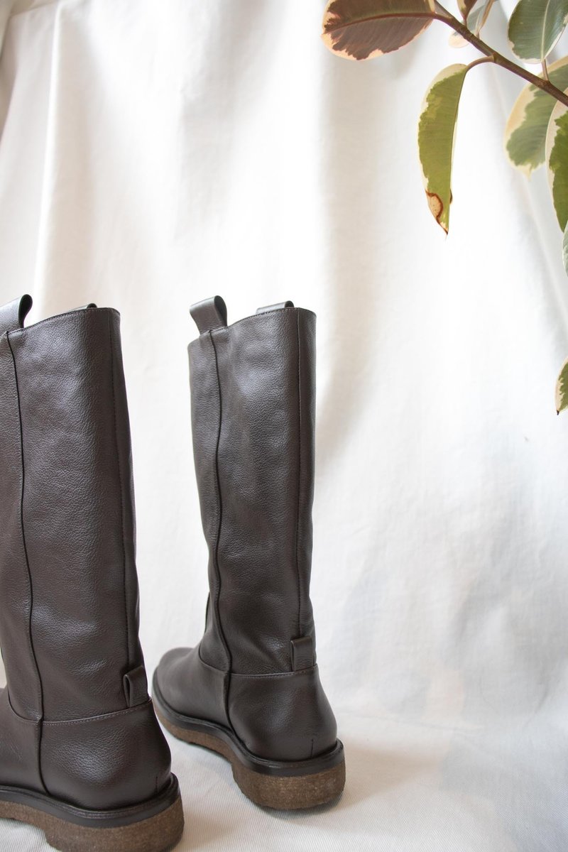 Mari Giudicelli Garden Boot in Café Calfskin | Garmentory