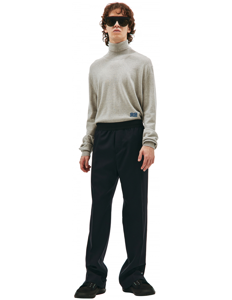 OAMC Straight leg wool trousers - Black | Garmentory