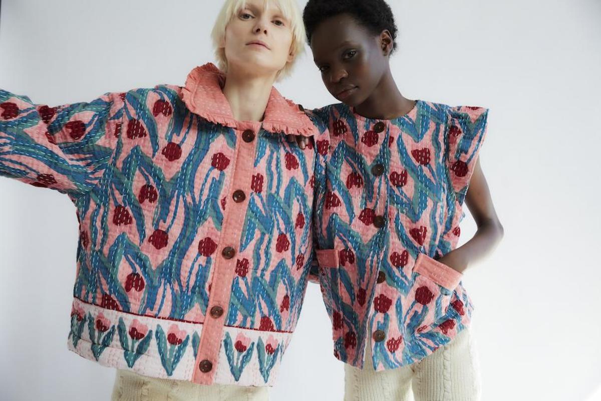 TACH CLOTHING Benita Floral Quilted Jacket Pink Floral Garmentory