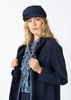 Echappees Belles Live Button Front Coat - Blue - Thumbnail 2