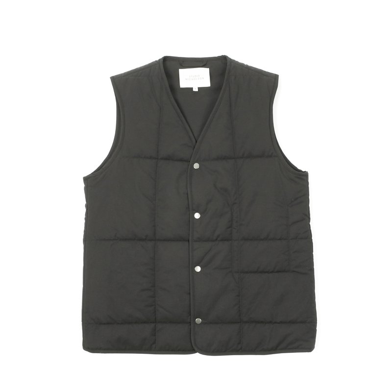 Studio Nicholson TEO VEST - DARK NAVY | Garmentory