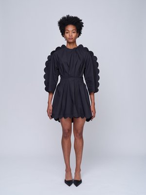 alya black dress Alya Black Midi Dress – Sangria Soul main image 0