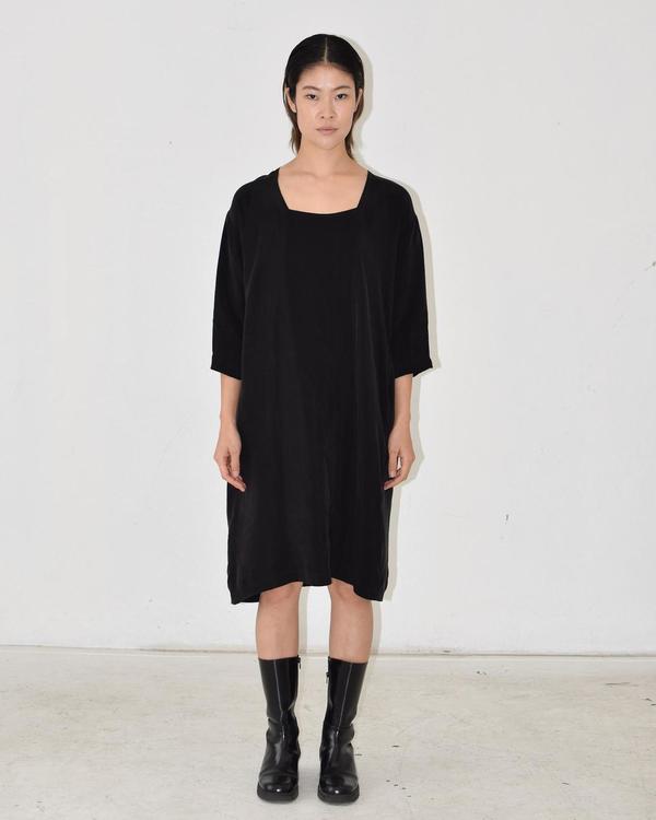 Diamond Leah Square Neck Dress - Black | Garmentory Diamond Leah Square Neck Dress - Black | Garmentory