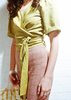 FME Apparel Batiste Wrap Top - Celery - Thumbnail 2