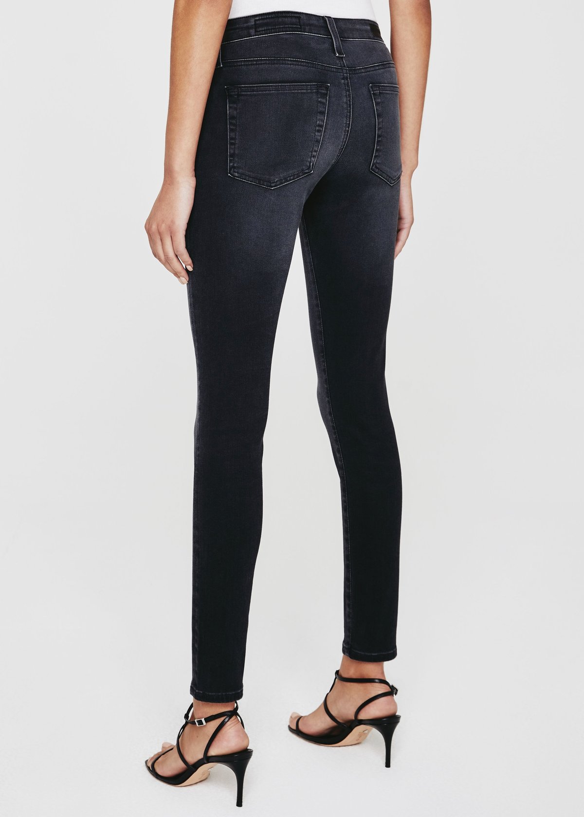 AG Jeans Farrah High-Rise Skinny Jeans - Bronx - Image 2 of 3