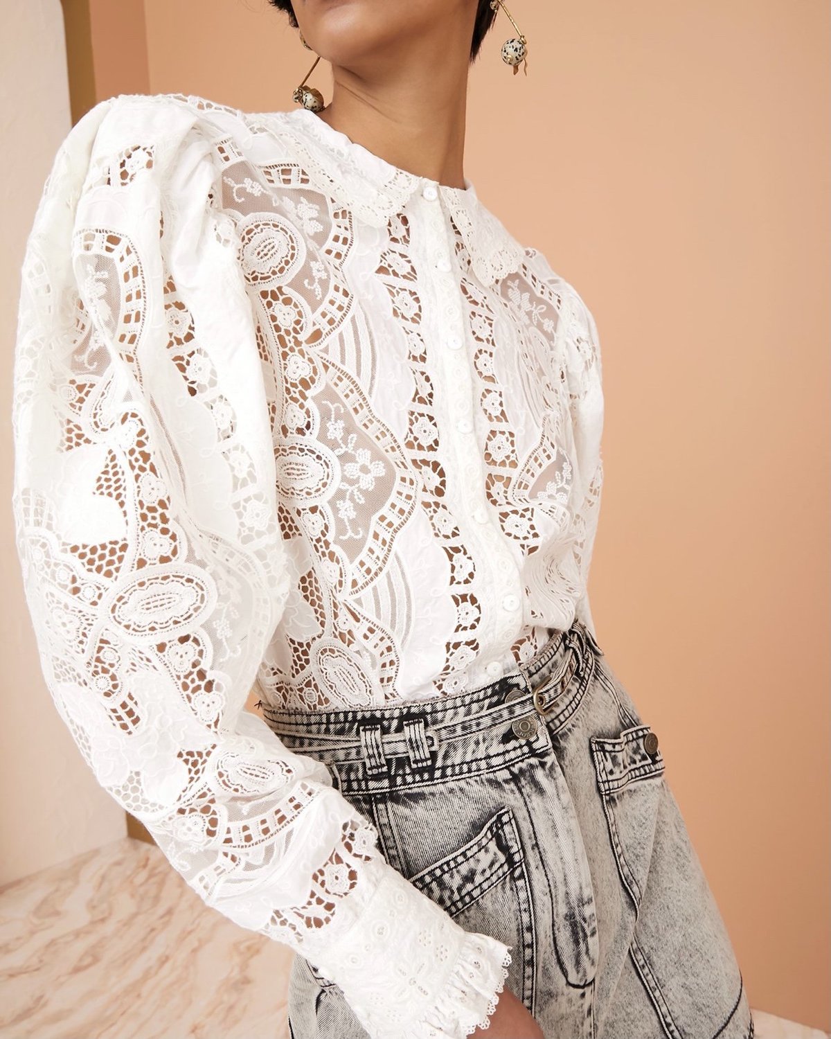 thenewsociety Anabella Blouse - 4Y 新品未使用 Ulla Johnson ANABELLA BLOUSE - White | Garmentory