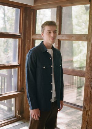 Steven Alan Double Pocket Shirt Jacket - Indigo | Garmentory