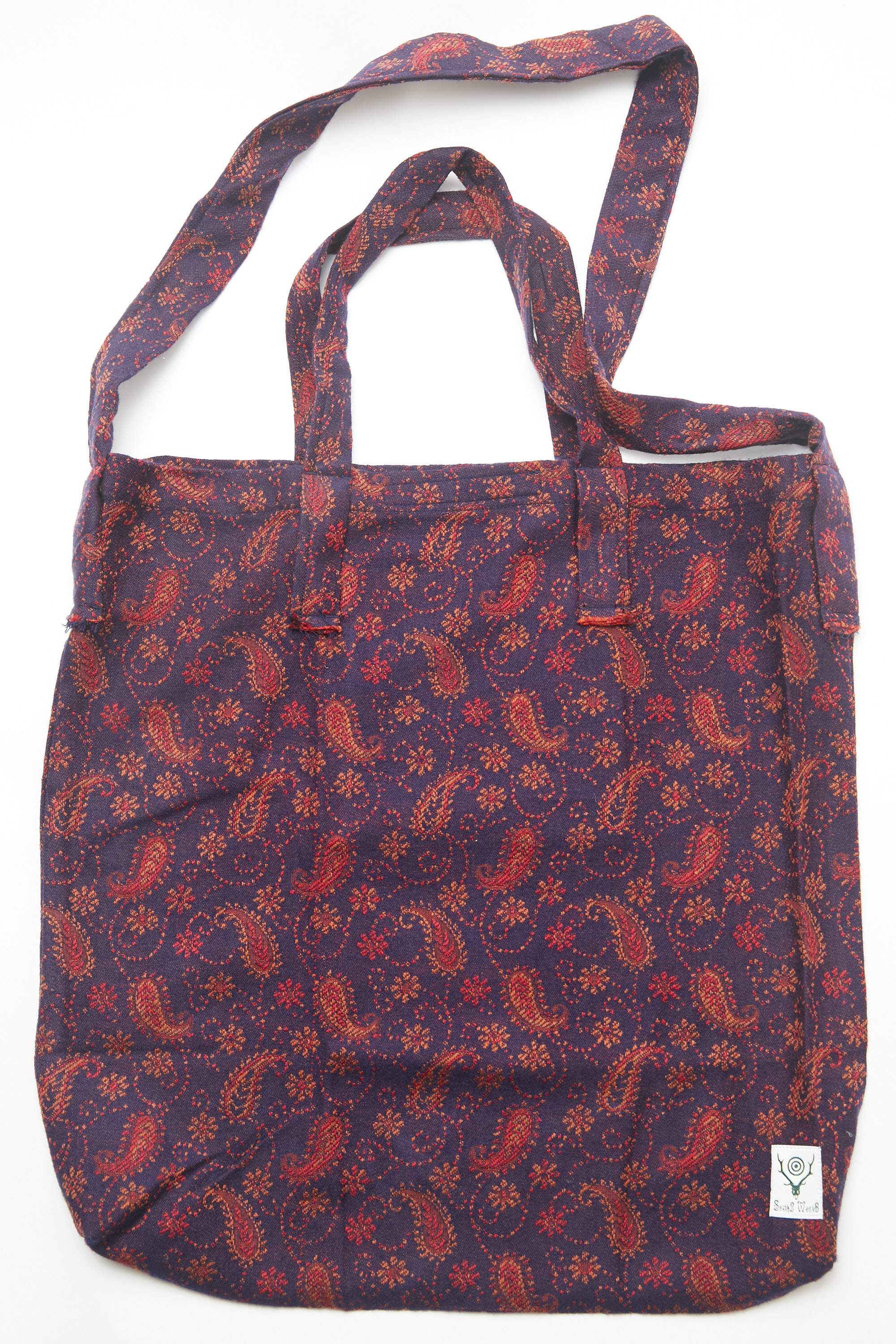 South2 West8 Book Bag - India Jacquard Paisley | Garmentory