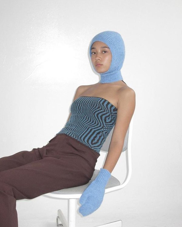 Paloma Wool Angels Balaclava - Soft Blue | Garmentory