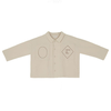 KIDS bien a bien Glen Buttondown Shirt - Beige - Thumbnail 4