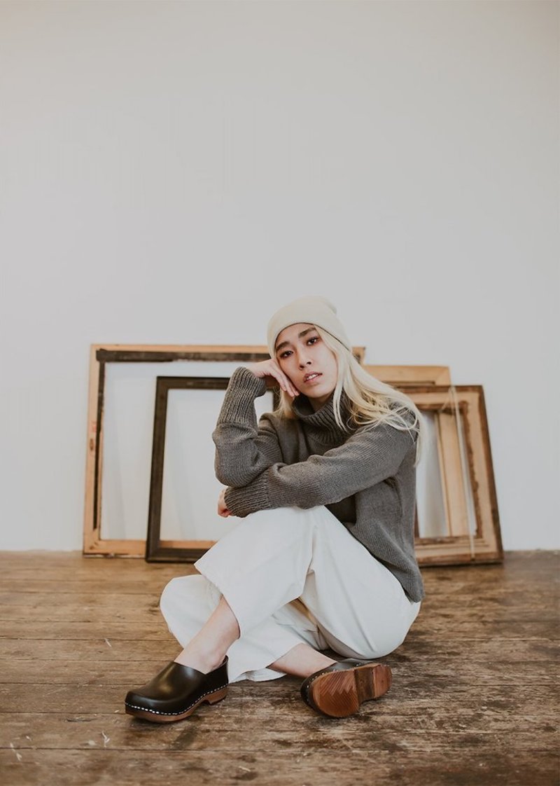 Kitty Clogs - Low Jord in Onyx