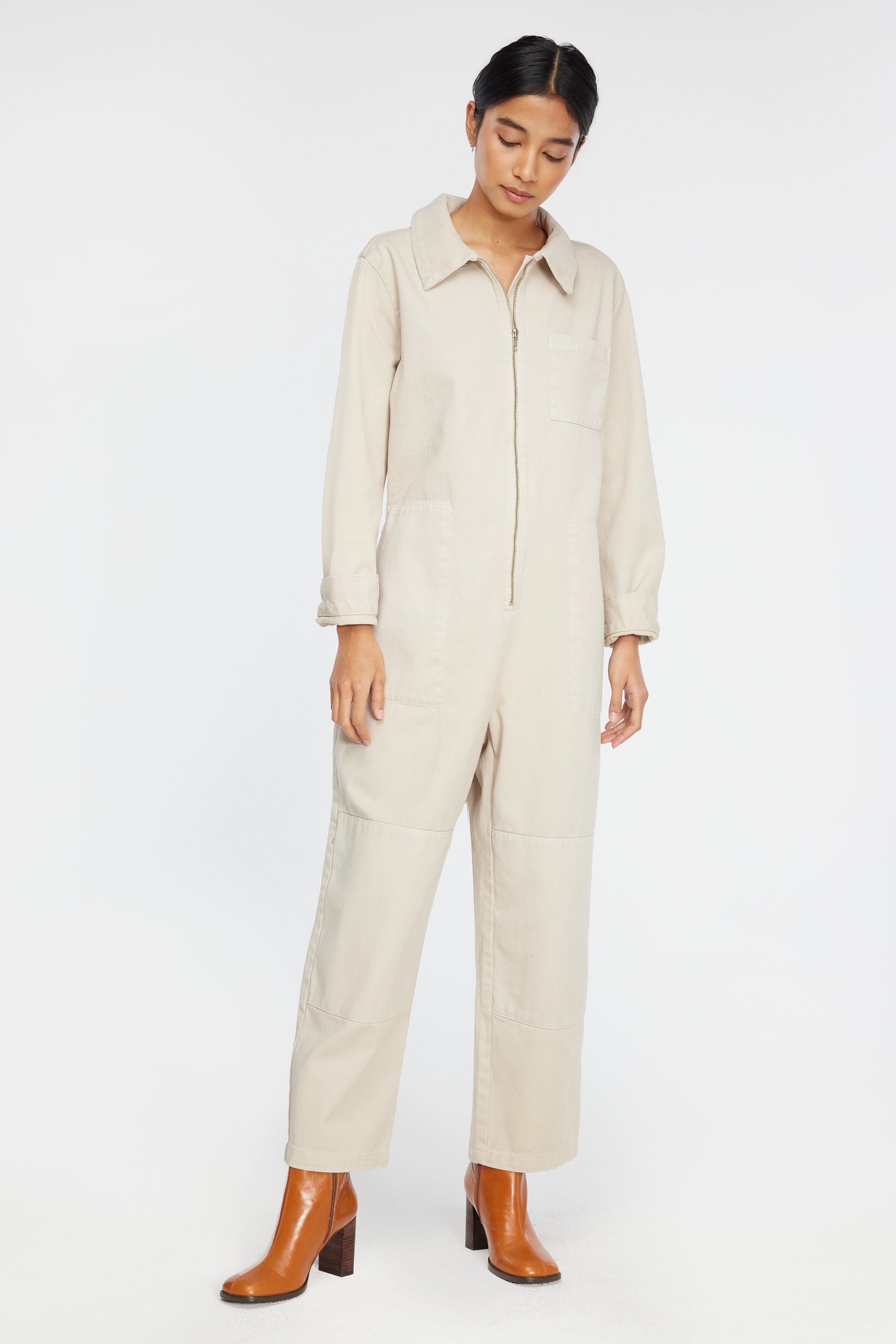 Lacausa Cleo Jumpsuit - Sea Salt 