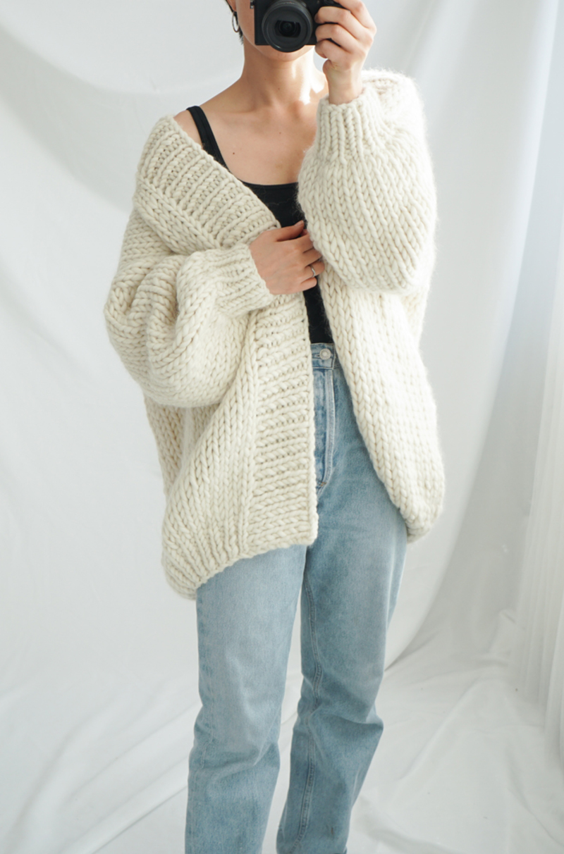 I Love Mr.Mittens/】FISHERMAN カーディガン I Love Mr.Mittens100