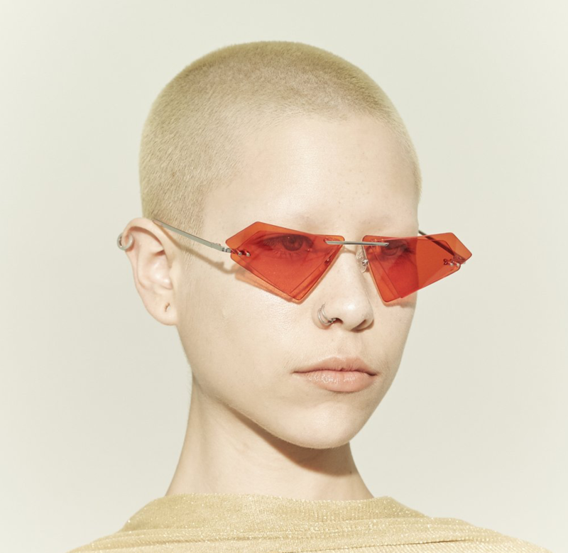 Percy Lau XANDER ZHOU Matrix eyewear - red | Garmentory