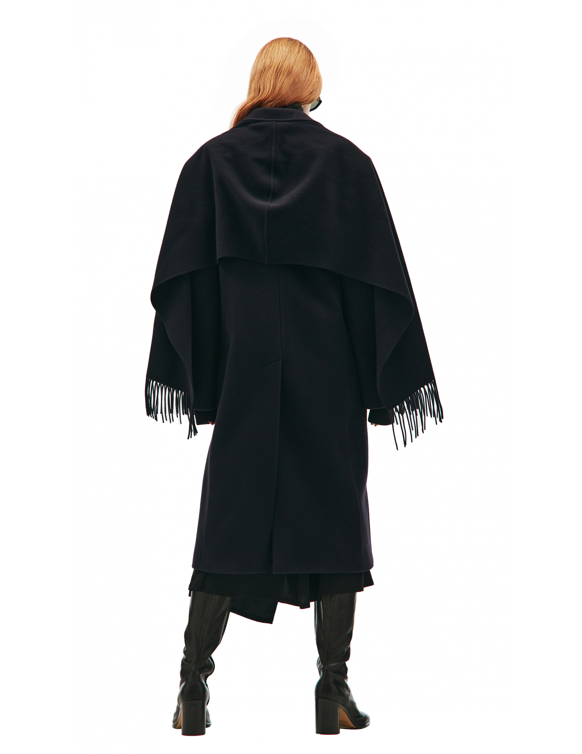 ジャケット・アウター BALENCIAGA Scarf Embellished Long Coat