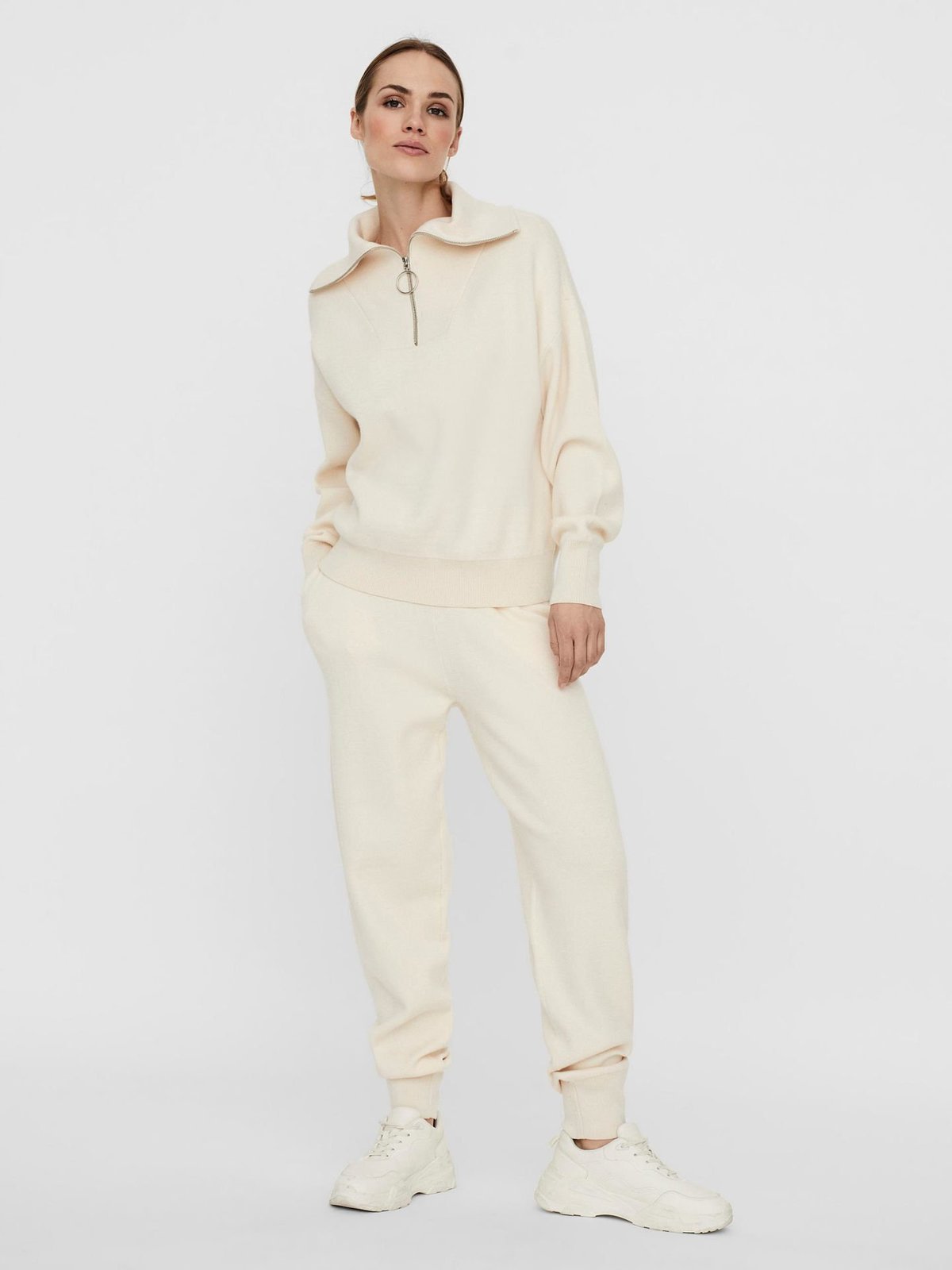 CHANCE & FATE Half-zip Knit Pullover - Image 4 of 5