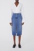 House of Dagmar Demi Denim Skirt - medium blue - Thumbnail 1