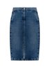 House of Dagmar Demi Denim Skirt - medium blue - Thumbnail 5