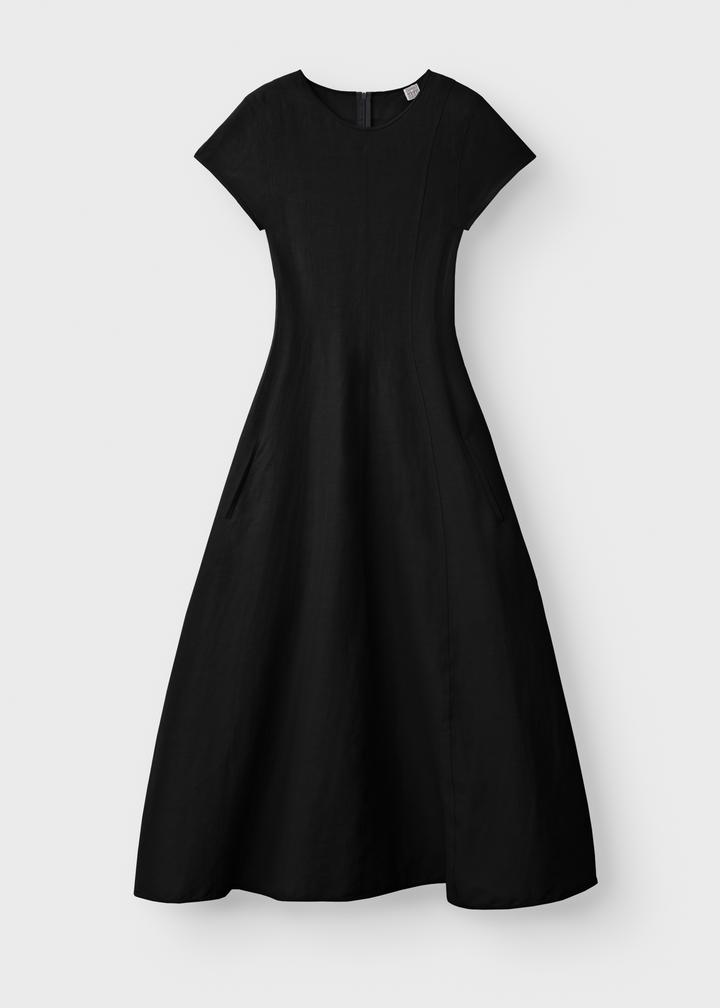 toteme stretch linen dress