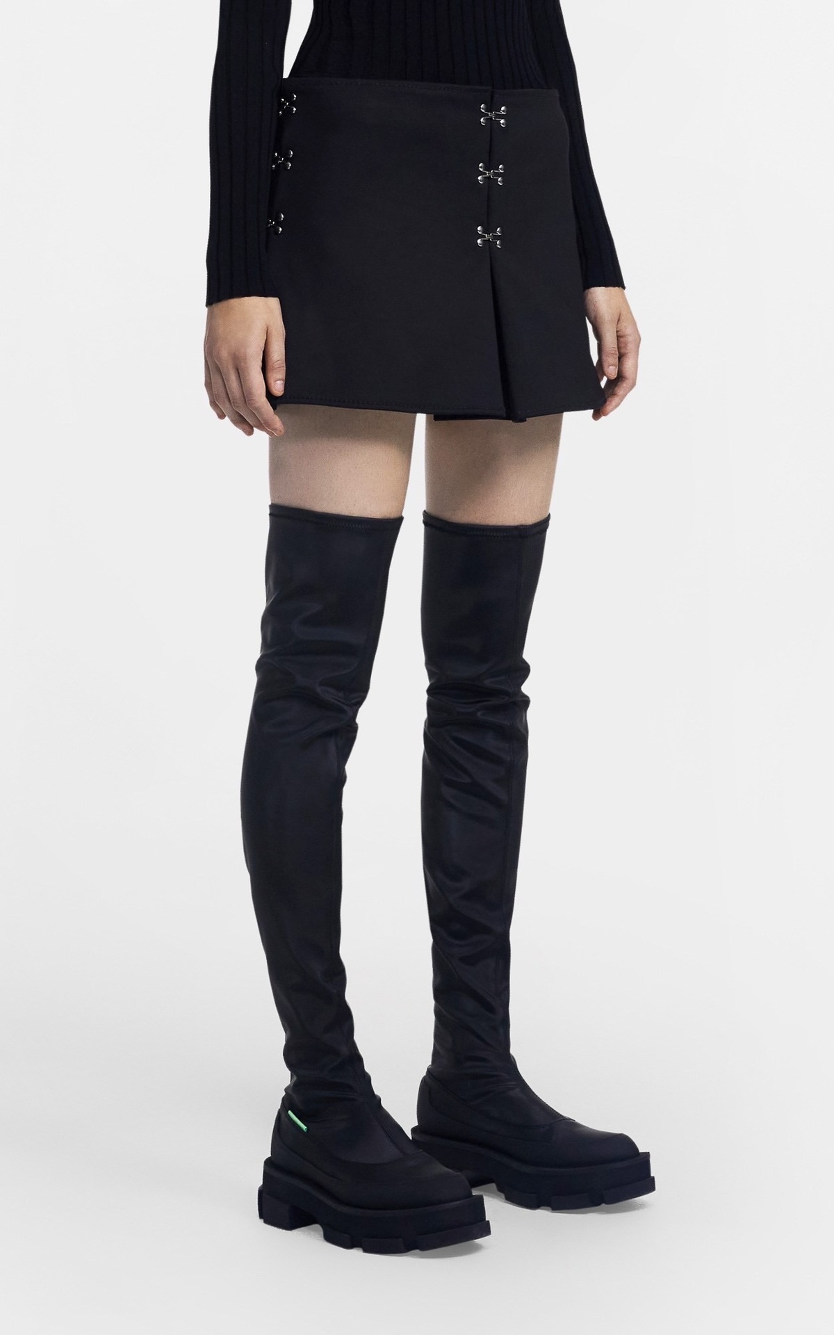 Dion Lee ACCORDION PLEAT MINI SKIRT Garmentory